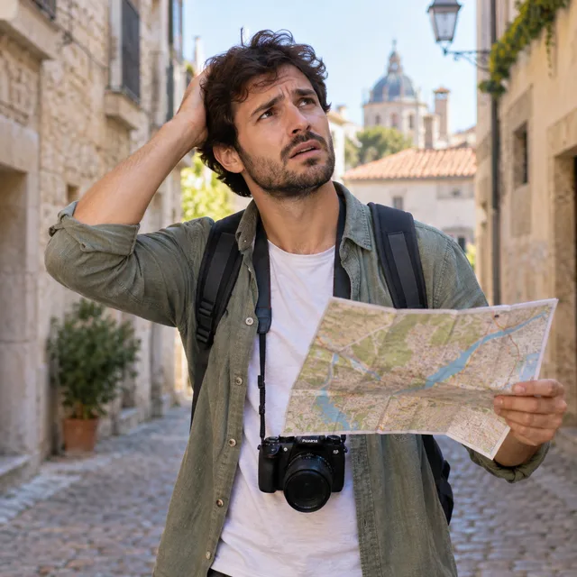 estou perdido — I'm lost (said by a man)