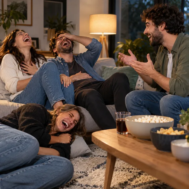 morrer de rir — die laughing; crack up