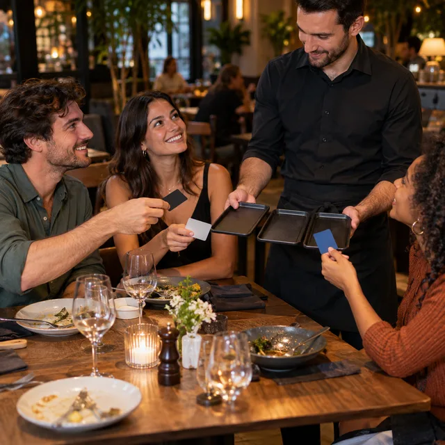 pode dividir a conta? — vous pouvez partager l’addition ?