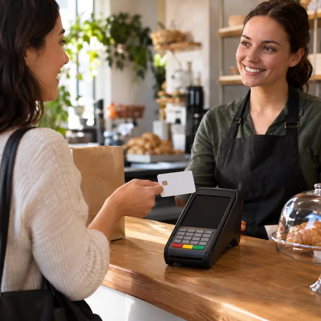 posso pagar com cartão? — je peux payer par carte ?