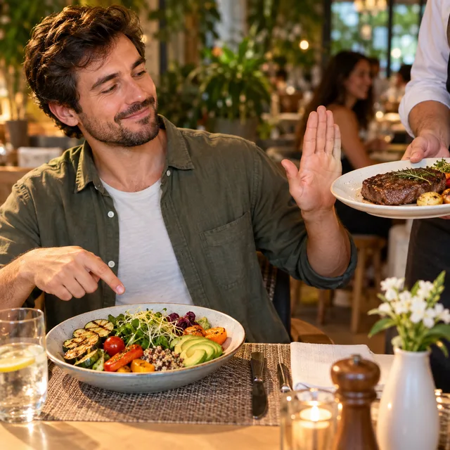 sou vegetariano — je suis végétarien